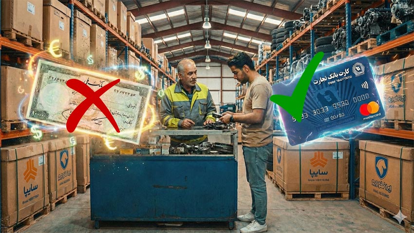 خرید عمده لوازم یدکی با چک و بدون چک